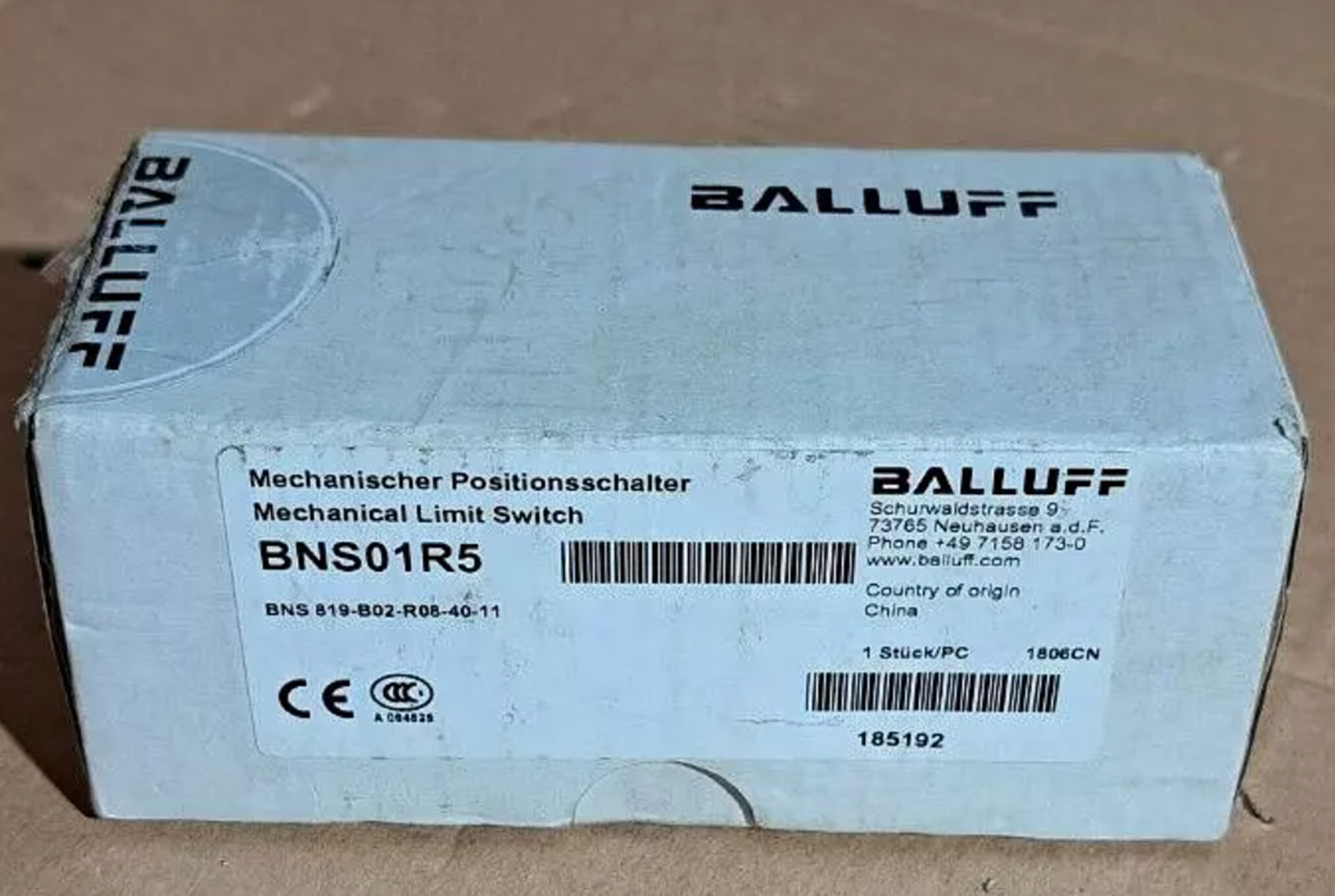 1PC New BALLUFF BNS 819-B02-R08-40-11 Limit Switch- US Stock