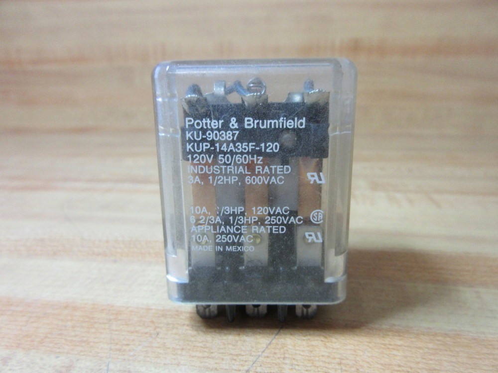 Potter & Brumfield KU-90387 AMF Relay KUP-14A35F-120