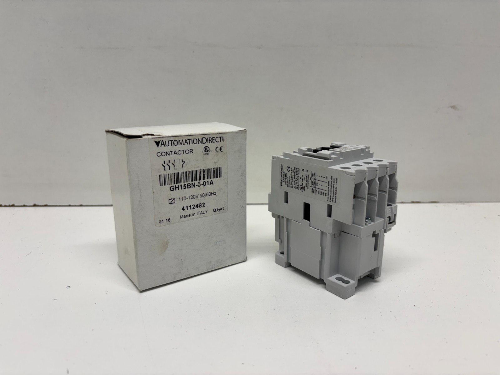 NEW OLD STOCK! AUTOMATIONDIRECT 110V-120V CONTACTOR GH15BN-3-01A