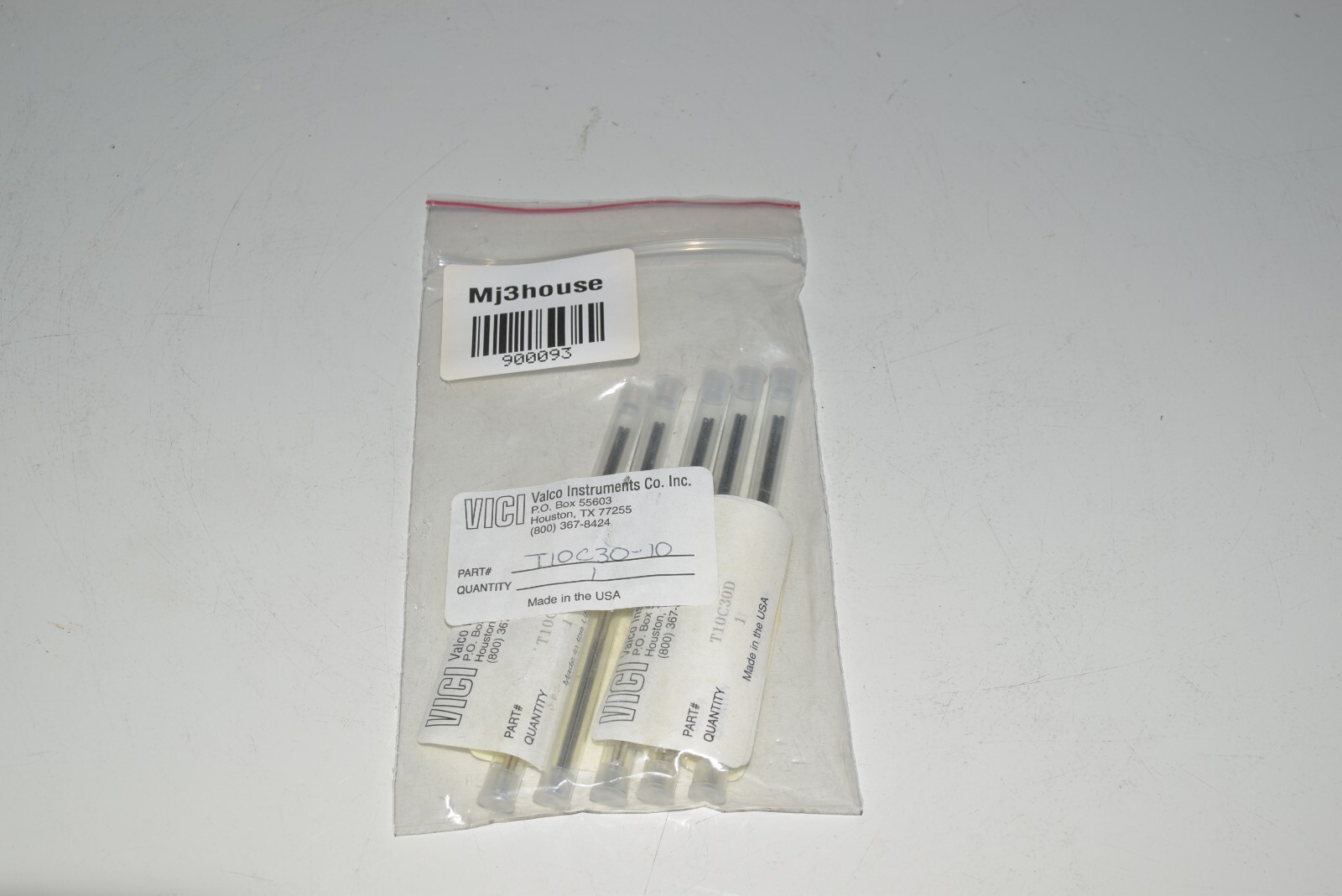 VICI Valco Tube-kit 1/16″, .030″/.75mm 10 cm long, 316SS #900093-AL4