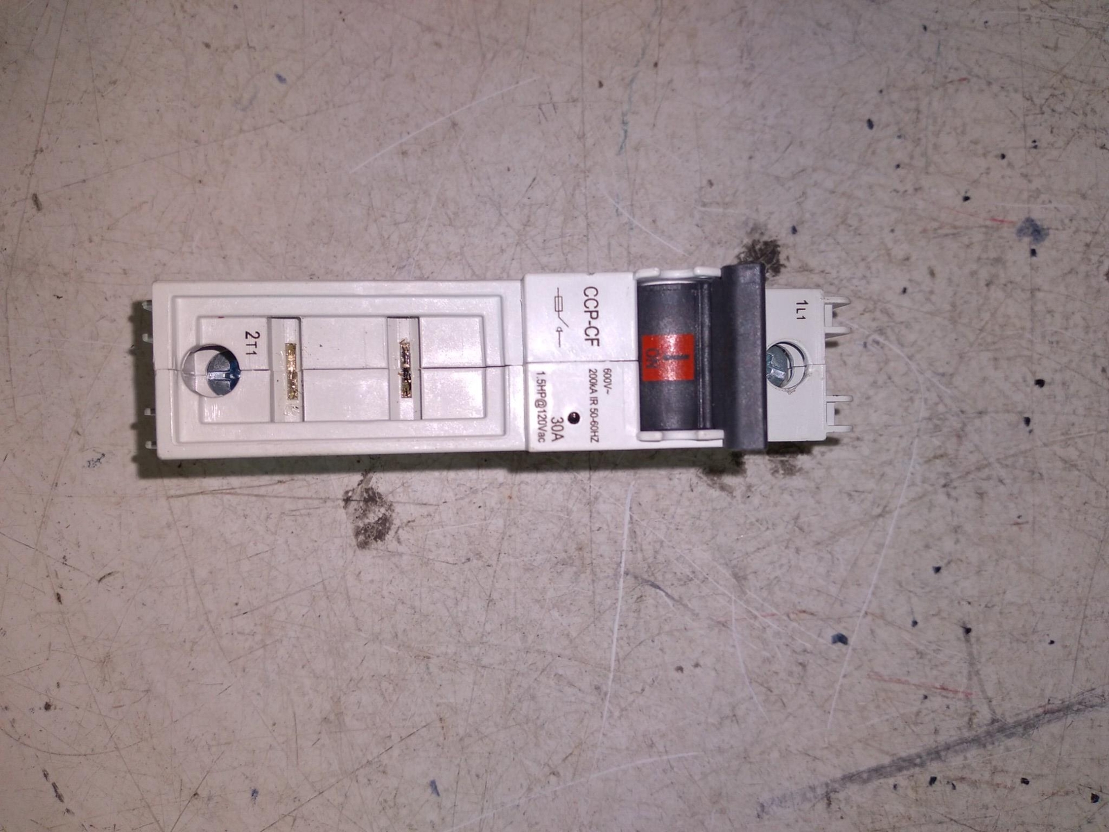 COOPER BUSSMANN CCP-1-30CF CCP-CF 600V 200KA IR 50-60HZ 30A 1.5HP 120VAC