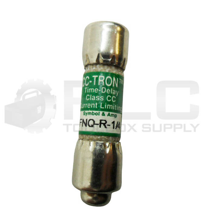 NEW BOX OF 5 BUSSMANN FNQ-R-1/4 CC-TRON FUSE 1/4A 600VAC *READ*