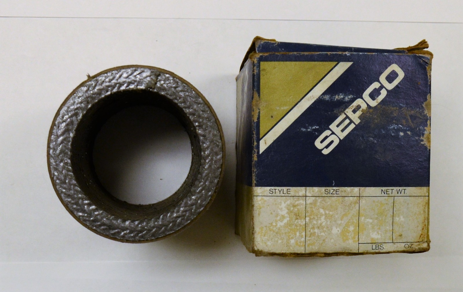 SEPCO ML4002 BRAIDED FLEXIBLE GRAPHITE PACKING SIZE 3/8″, NOS.