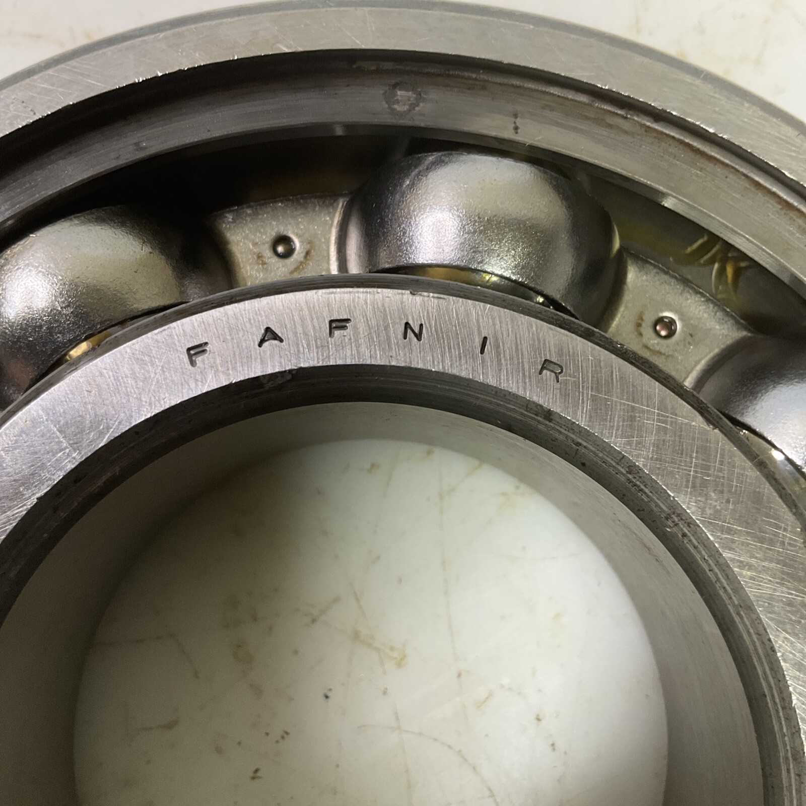 Fafnir Deep Groove Ball Bearing Round 60mm ID 130mm OD 1.22” Width 312K
