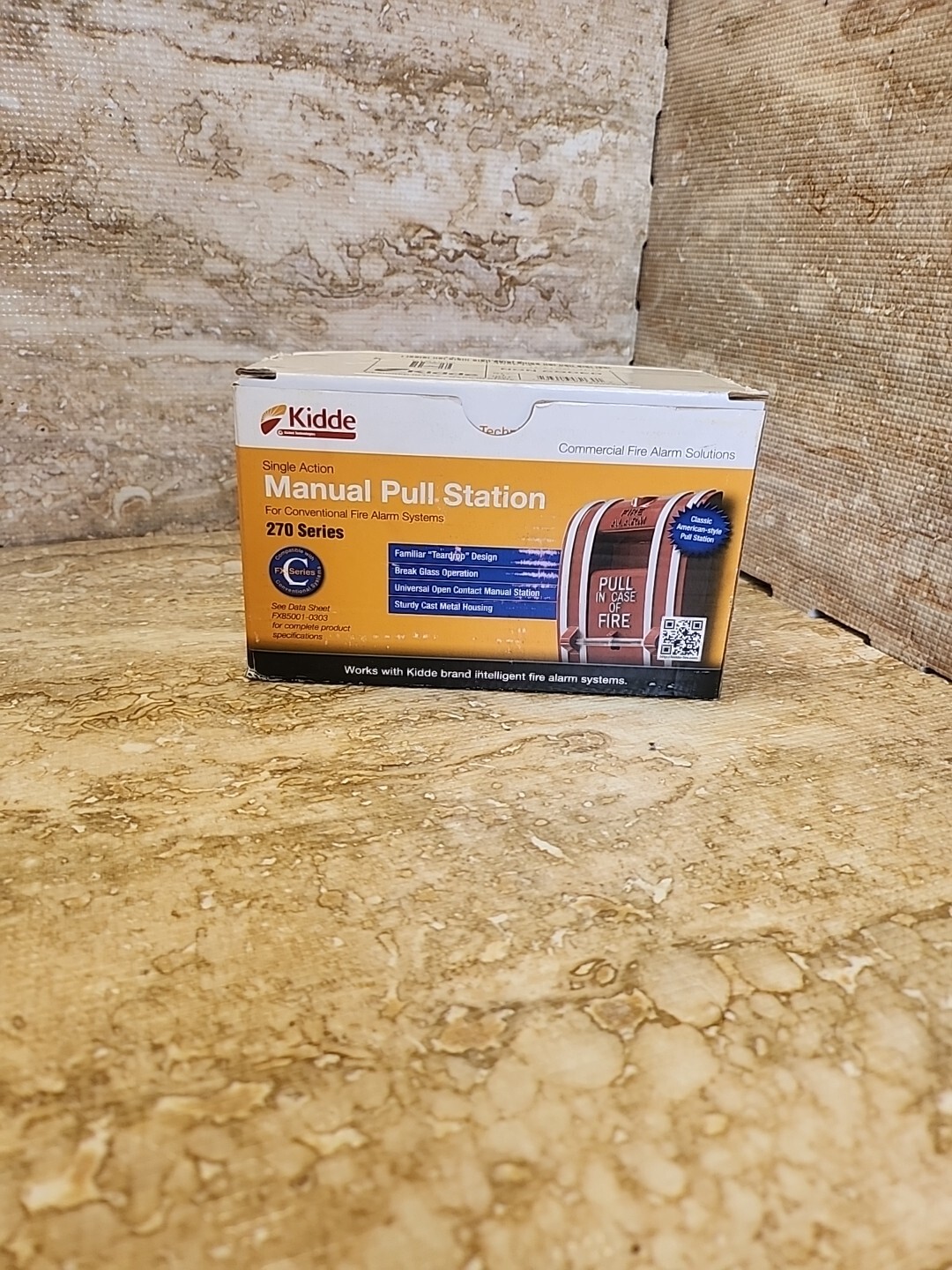Kidde K-270A-SPO Fire Alarm Manual Pull Station Single Action Red
