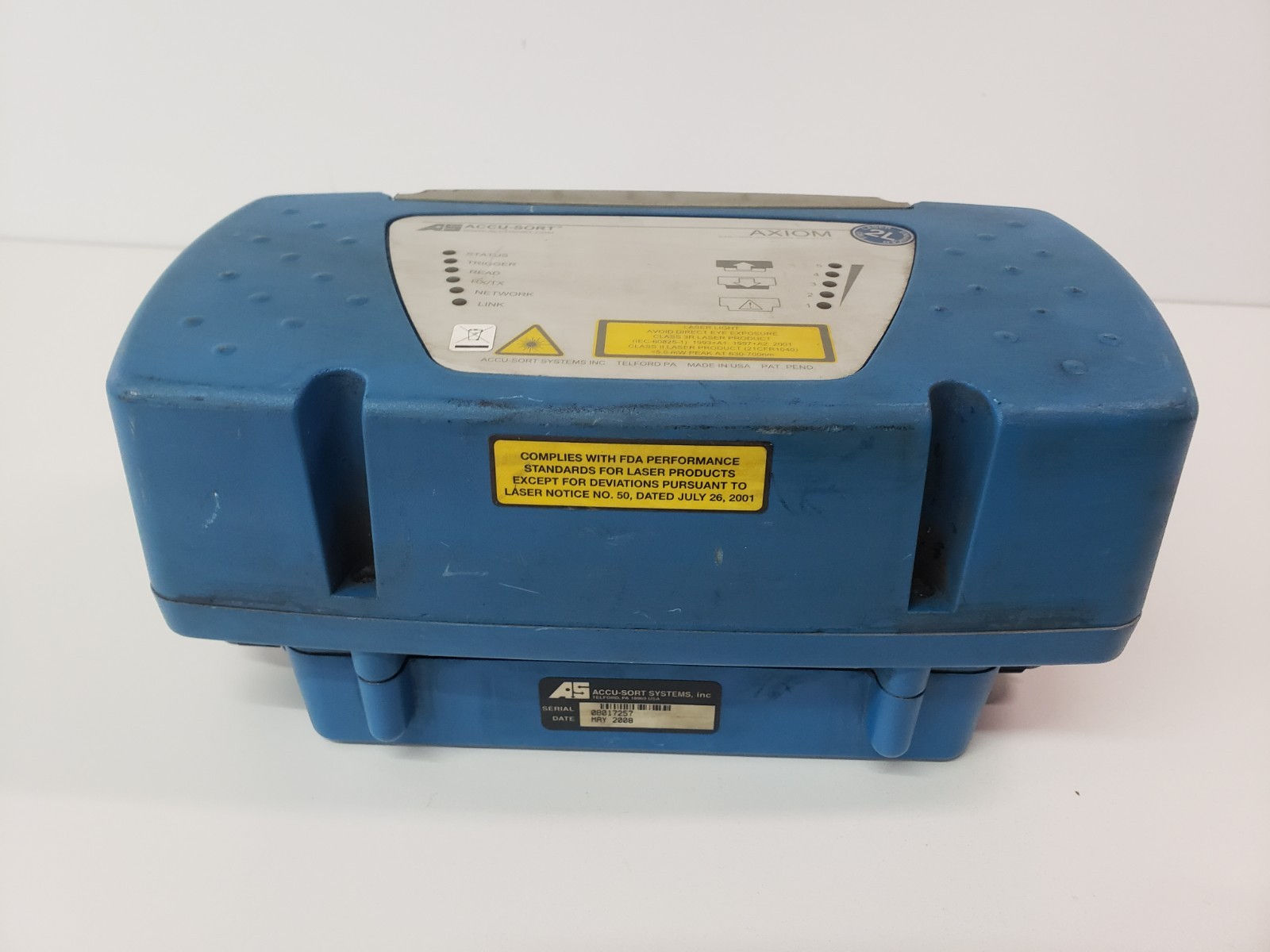 Accu-sort Axiom 2L Barcode Scanner Laser Enhanced