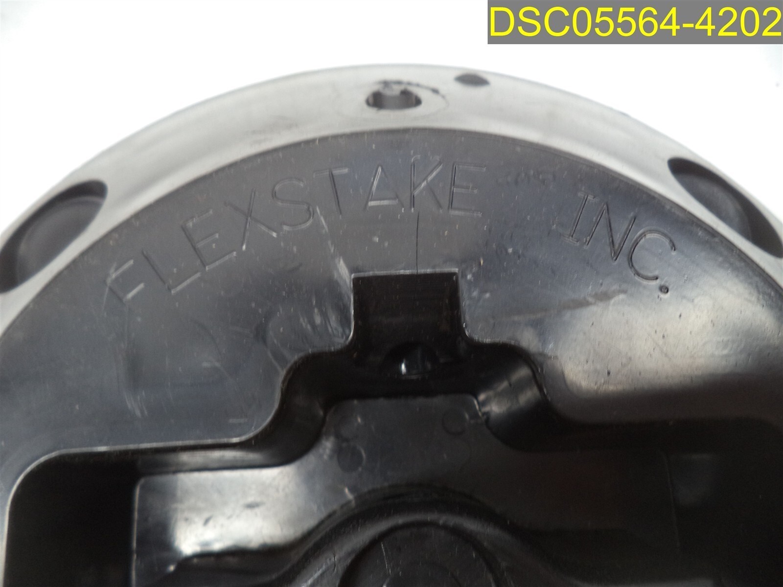 Qtty = 12: BASE ONLY Flexstake Delineator Black Bases 8 15/16″ O.D.