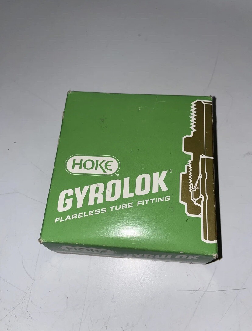 New Box of (20) G 10 U Hoke Gyrolok Fitting Union Brass 5/8″ X 5/8” Tube G10U