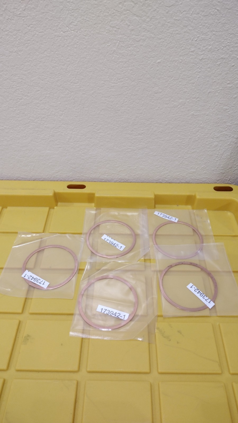 SOLAR TURBINES 173942-1 SOLAR TURBINES GASKET 173942-1 RDN 3.32 ID 3.68 X5