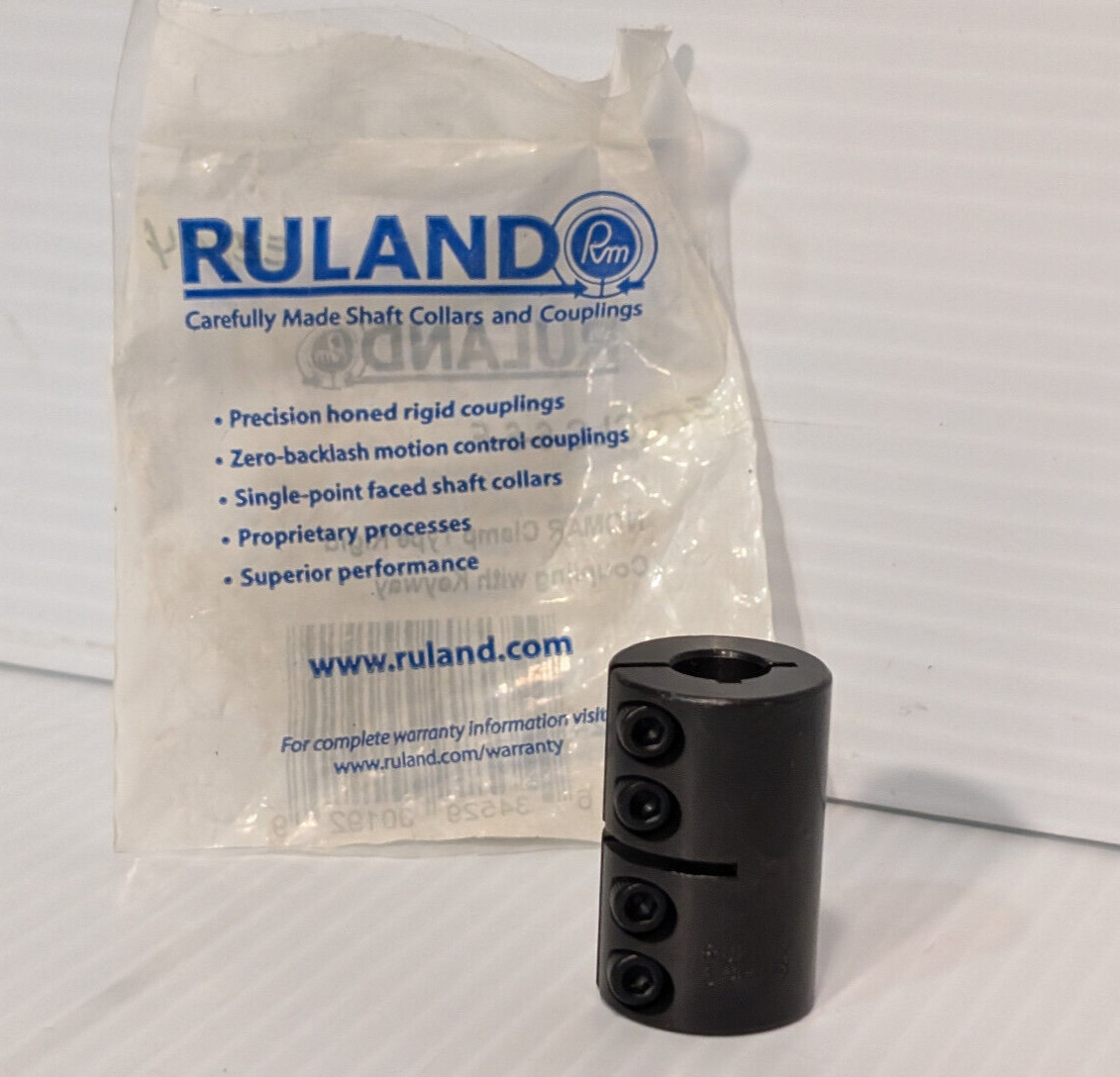 Ruland CLC-6-6-F Nomar Clamp Type Rigid Coupling with Keyway, Single-Point Faced