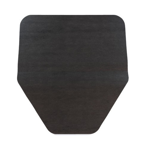 TOLCO Komodo Urinal Mat, Shield-Shaped, Gray Smooth Surface, 18″ x 20″, 6/Carton