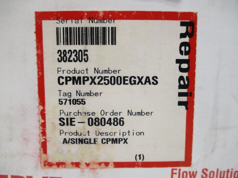 FLOWSERVE CPMPX2500EGXAS NSMP