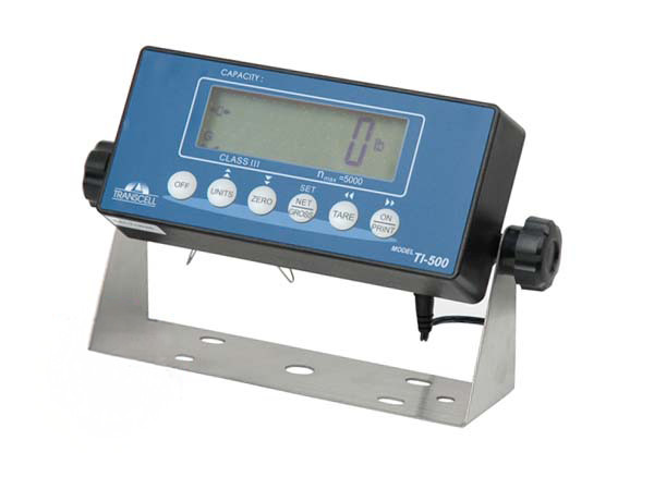 Transcell, TI-500, 6 Key Indicator with stainless steel swivel stand, NTEP