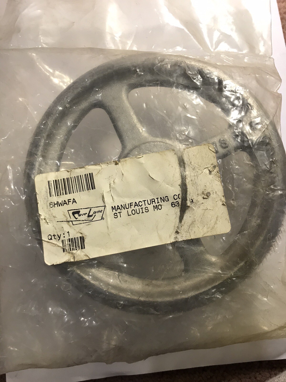 NEW CARRLANE HAND WHEEL CL-6-HWAFA
