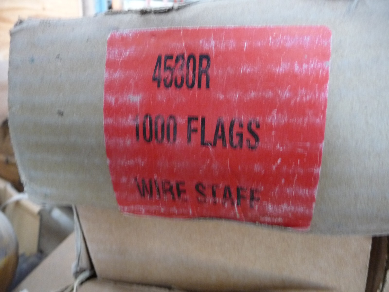 RED Marking Flags 1000 Pack – 5×8-Inch Marker Flags – 31-Inch Wire 4530R