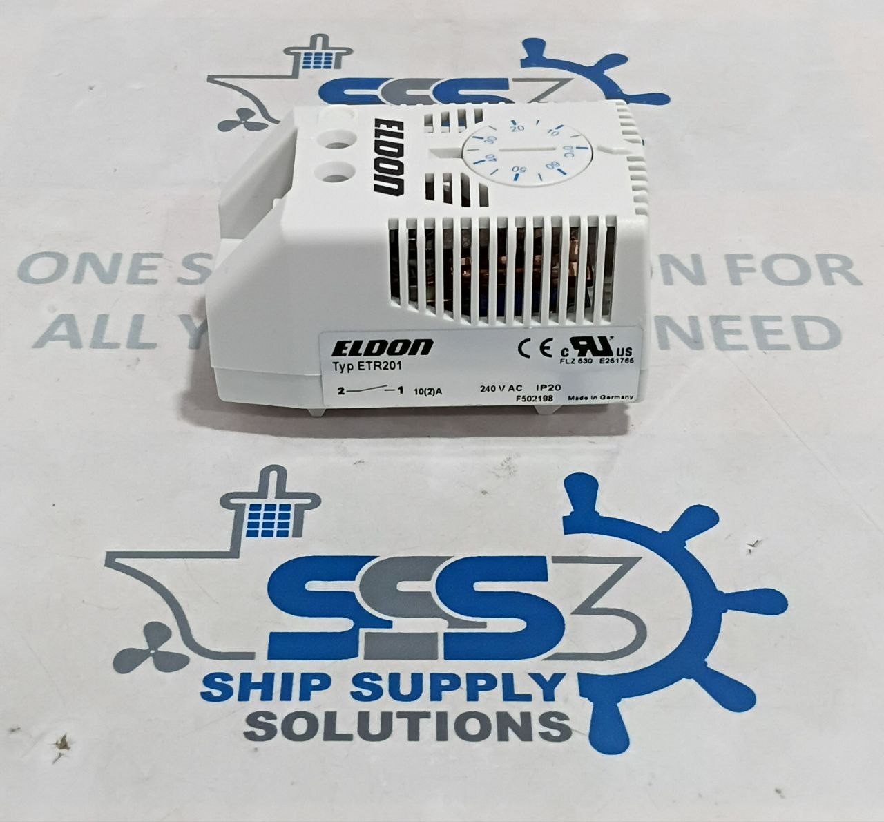 Eldon ETR201 Thermostat 240VAC Range 0°C – 60°C P/n 17121001280 IP20