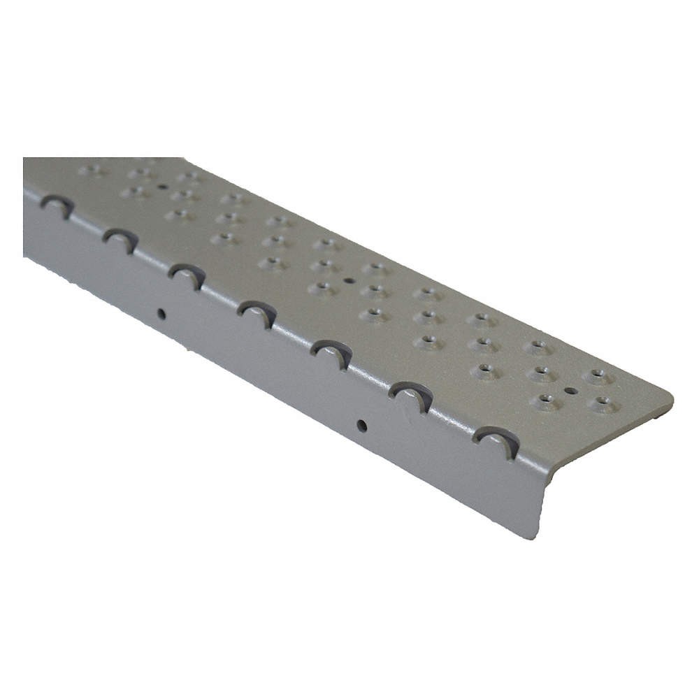 HANDI TREADS NSN122748GY0 Stair Nosing,Gray,48″ W,2-3/4″ D 417T82