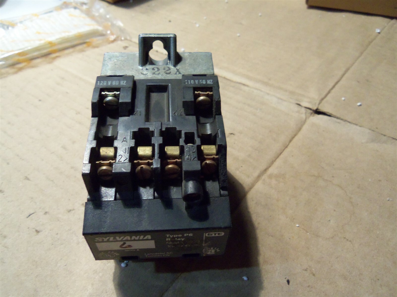 Sylvania P6-40-76 Series A Type 6P Nema A600 10A 600VAC GTE *FREE SHIPPING*
