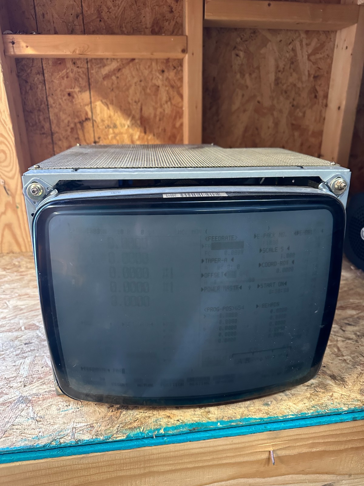 MITSUBISHI CX-20 EDM TOTOKU CDT14148B MONITOR DISPLAY “rebuilt” works great