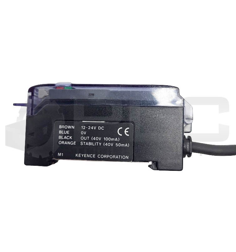 NEW KEYENCE FS-M1 FIBER OPTIC SENSOR 12-24VDC