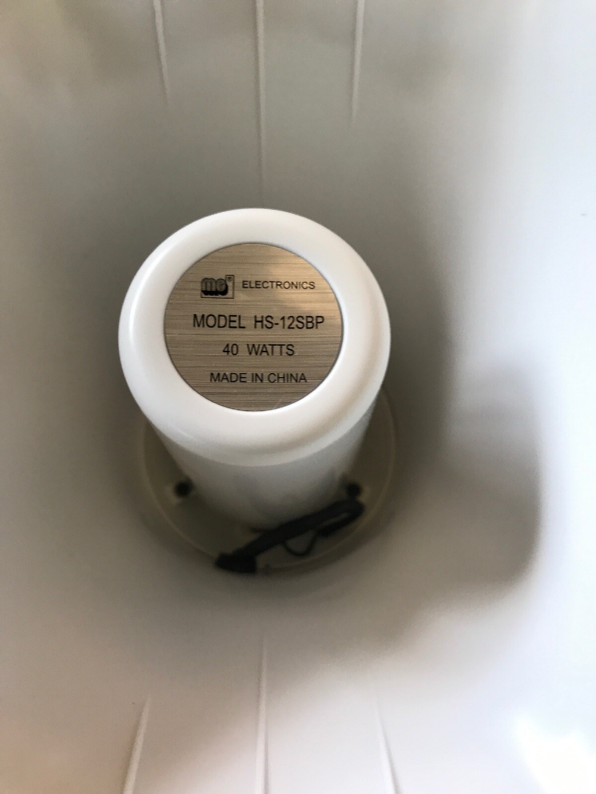MG Electronics Horn Loud Speaker HS-12SBP 40w 8 Ohm White Sports church Quality