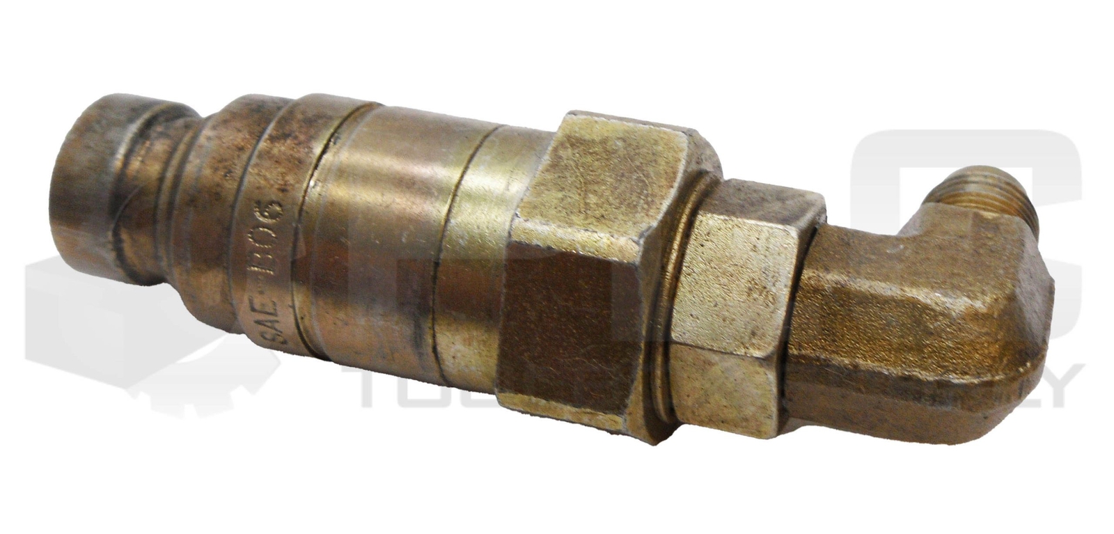 LOT OF 3 KQM6H FLAT FACE COUPLER 3/8″ SAE-B06