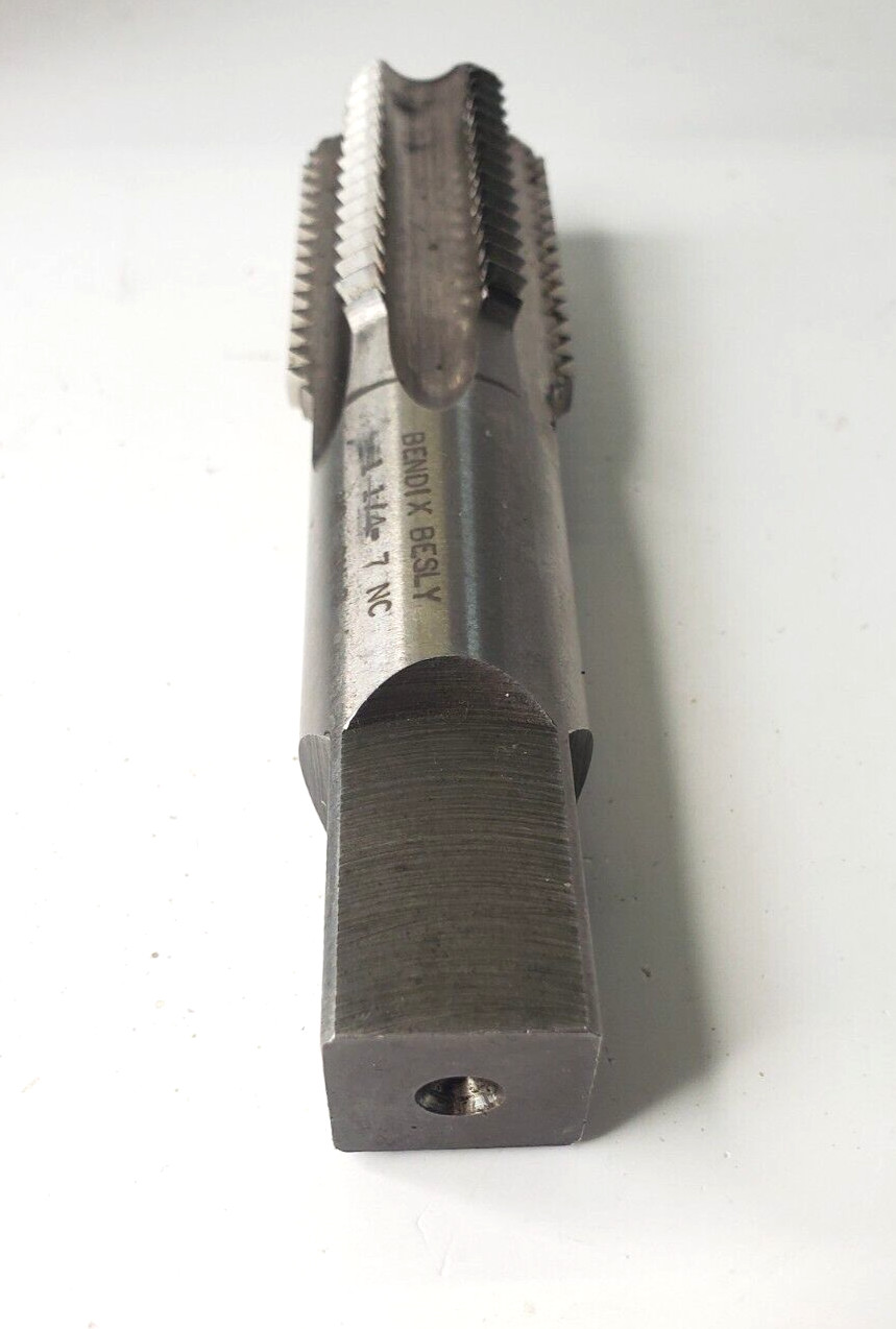 BENDIX BESLY BOTTOMING TAP 1-1/4-7 NC HS GH 8 6 FLUTE 2-1/4″ LOC 5-3/8″ OAL
