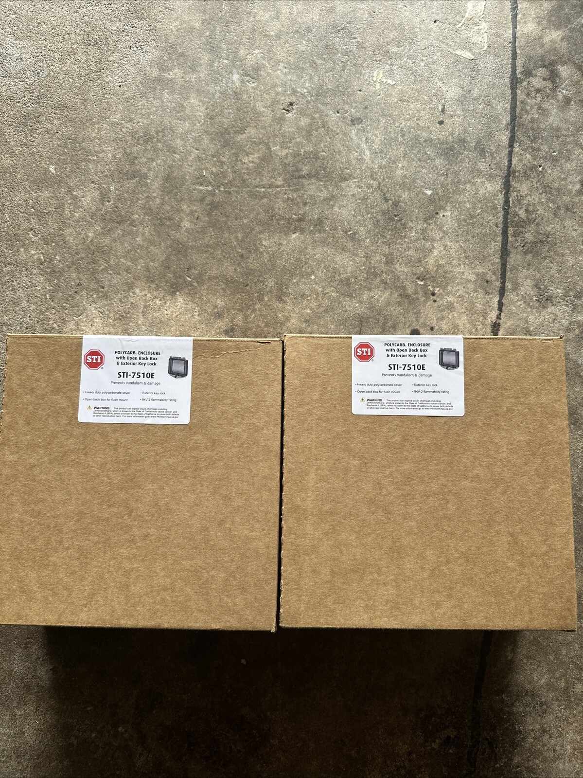 Safety Technology International STI-7510E 7-3/8 In W 5-1/2 In H Enclosure (AW)
