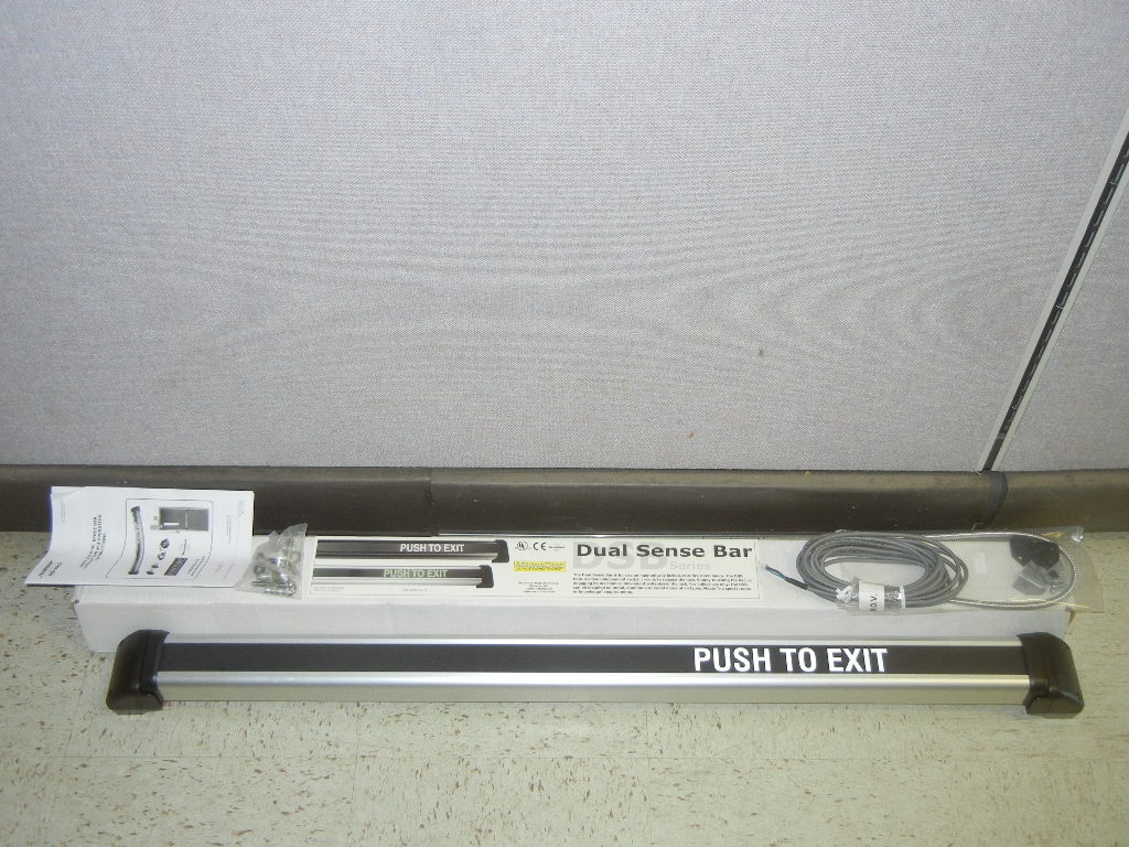 ASSA ABLOY SECURITRON DSB-CL42 NEW PUSH TO EXIT DUAL SENSE BAR DSBCL42