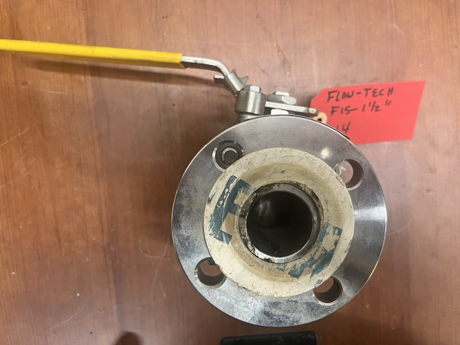 FLOW-TEK SS F15 1-1/2″ stainless VALVE 1-1/2-150 CF8M TFM-1600 275PSI 316 flange