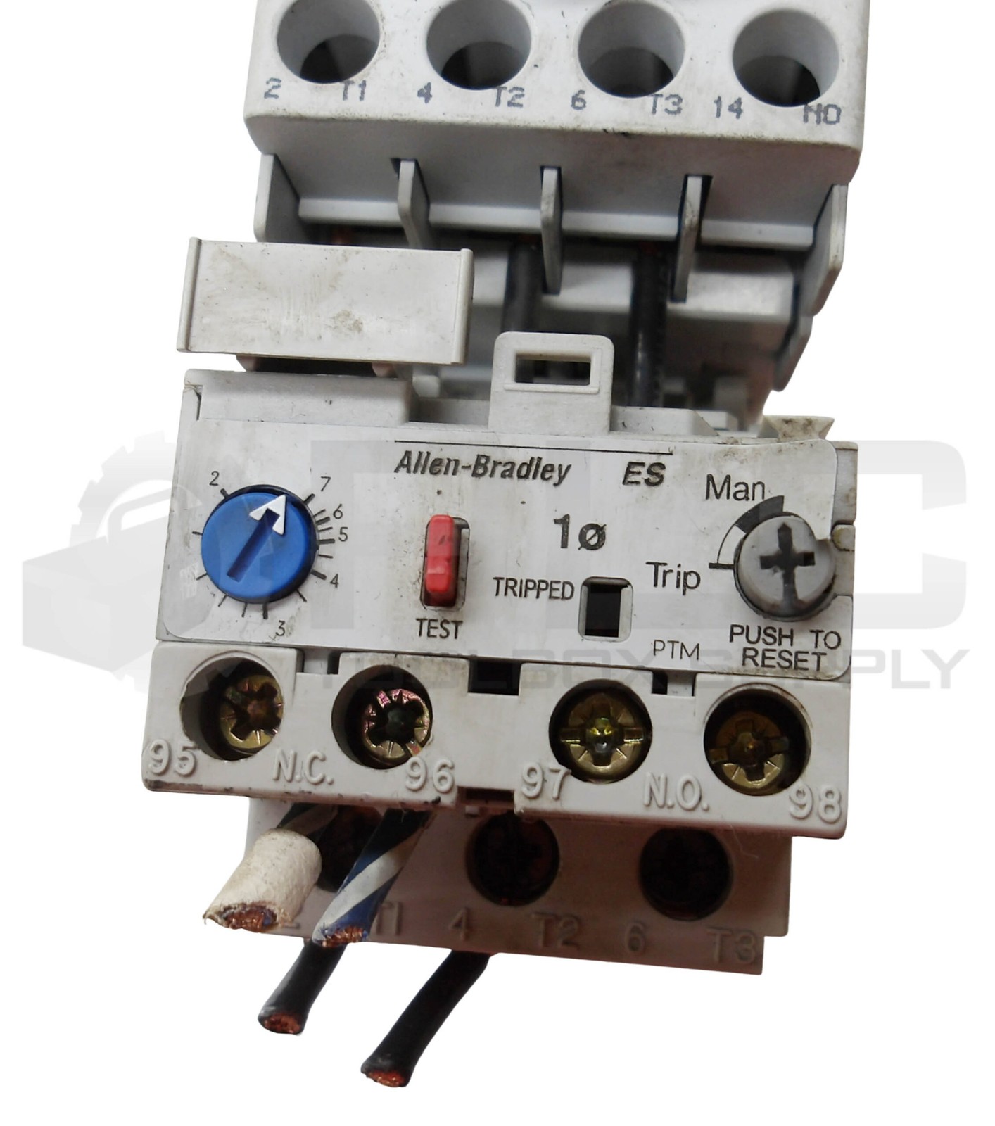 ALLEN BRADLEY 100-C09D*10 /A CONTACTOR W/ 193-ES2AB /B OVERLOAD RELAY