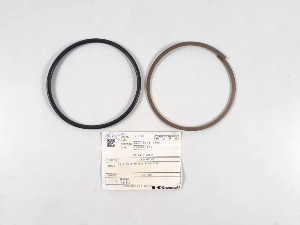 O-Ring P/N 908028 1464410 For Kawasaki 8S60MCE Genuine Parts (PACK 3)