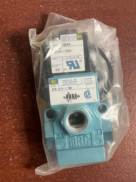 MAC 55B-12-PI-111BA 110/120V 30-150PSI NEW