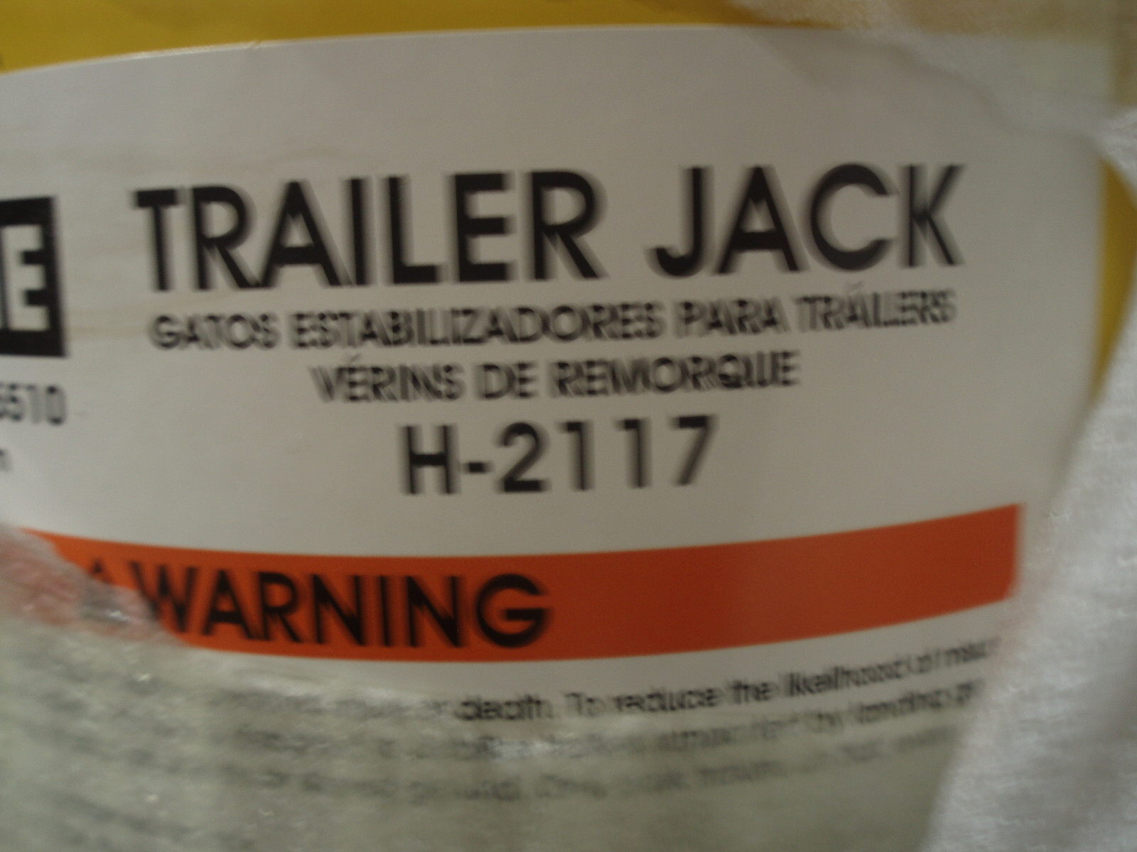 ULINE H-2117 RATCHET TRAILER JACK, 100,000 LB CAPACITY