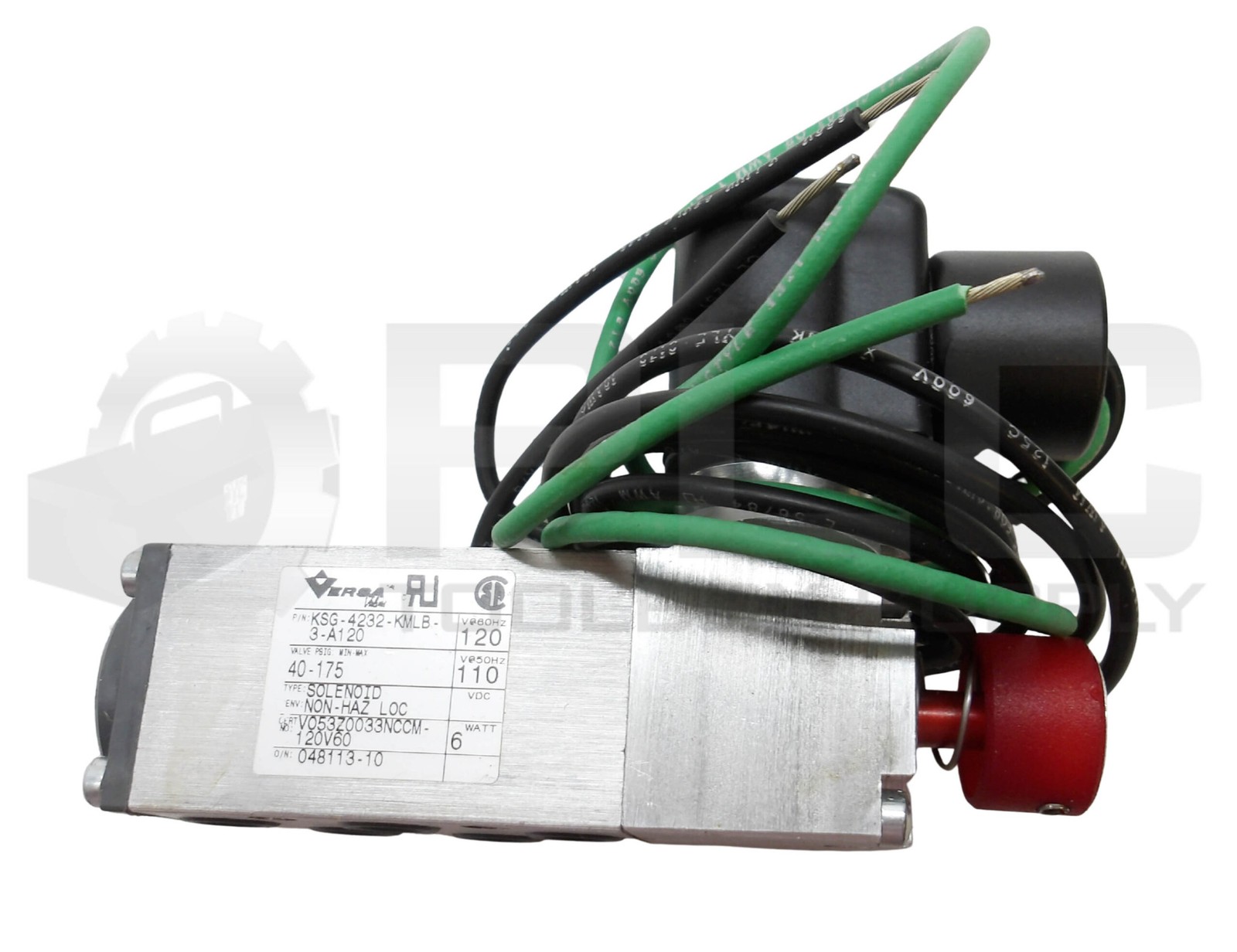 NEW VERSA KSG-4232-KMLB-3-A120 VALVE 4-WAY 120V/60HZ 110V/50HZ 6W