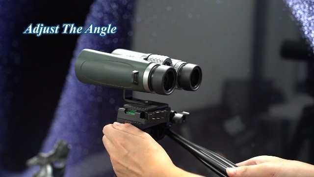 Lusweimi Binocular Tripod 72In Spotting Scope Stand W/ Phone Holder Carry Bag