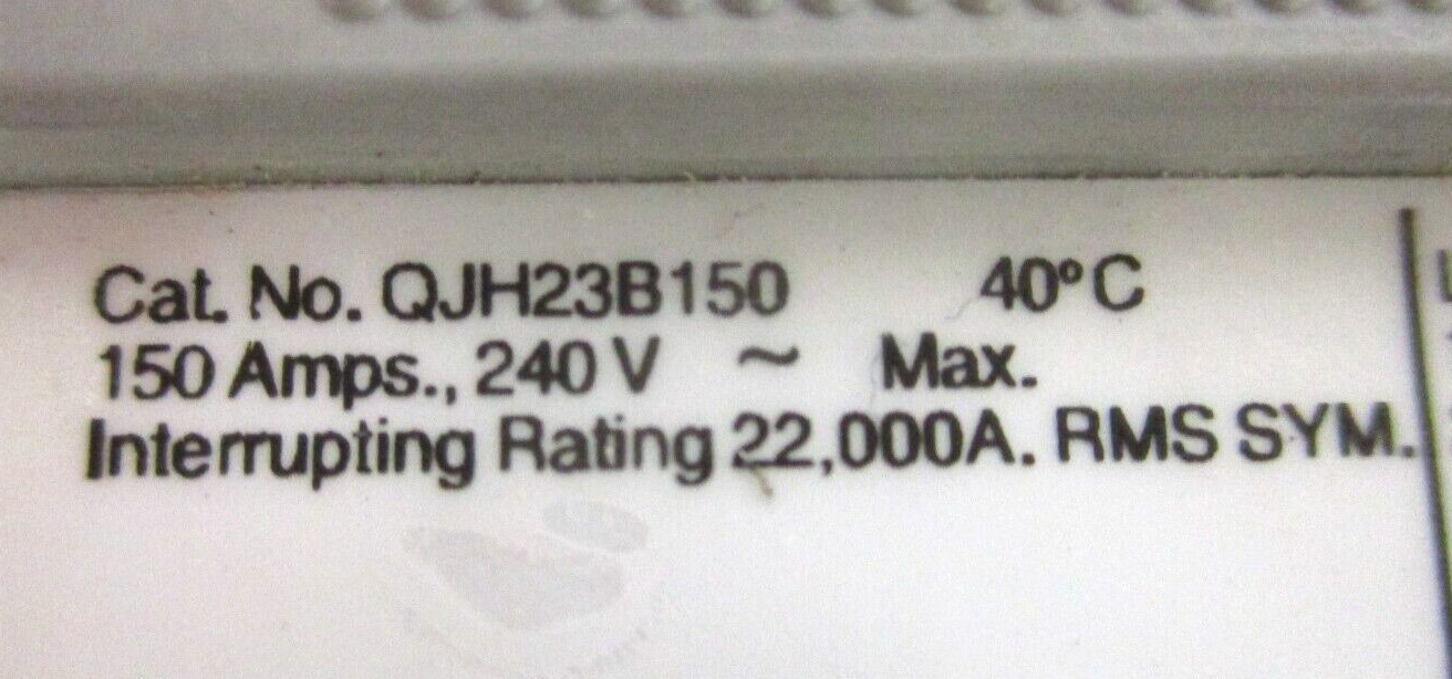 SIEMENS , QJH23B150 , BREAKER , 150 AMPS , USED