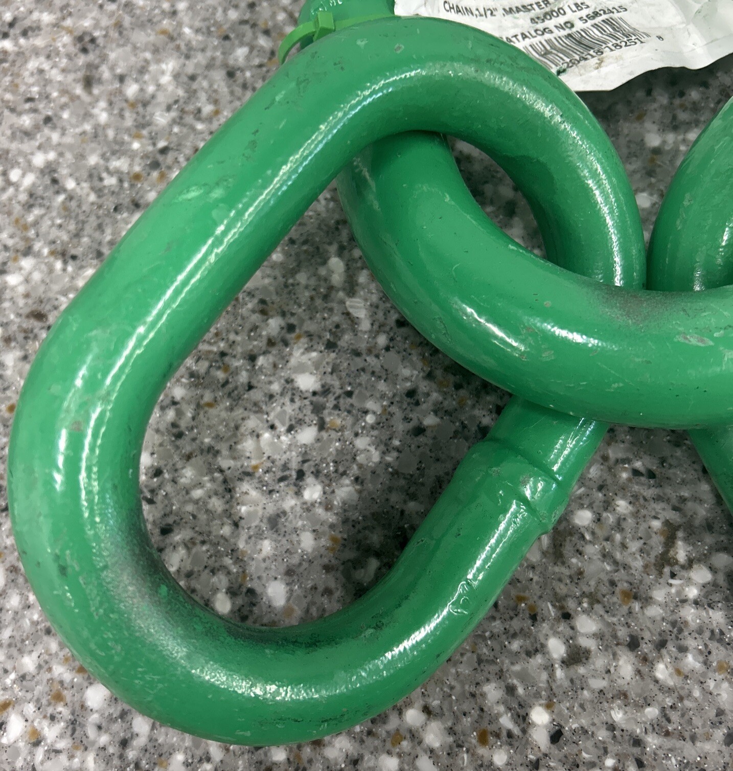 Campbell 5682415 1/2 in Oblong Master Link Sub-Assembly Grade- 100 Painted Green