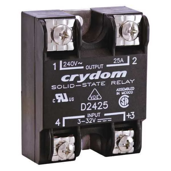 Crydom D2425-B Solid State Relay, 3 to 32VDC, 25A