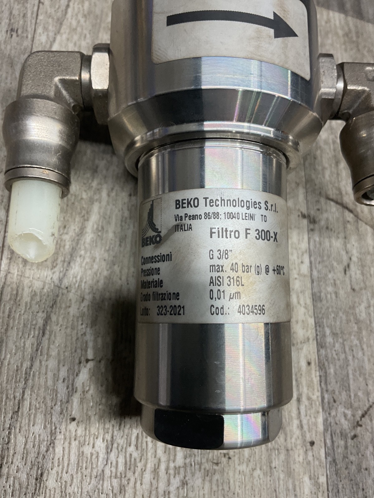BEKO Technologies Filtro F 300-X #4004G68