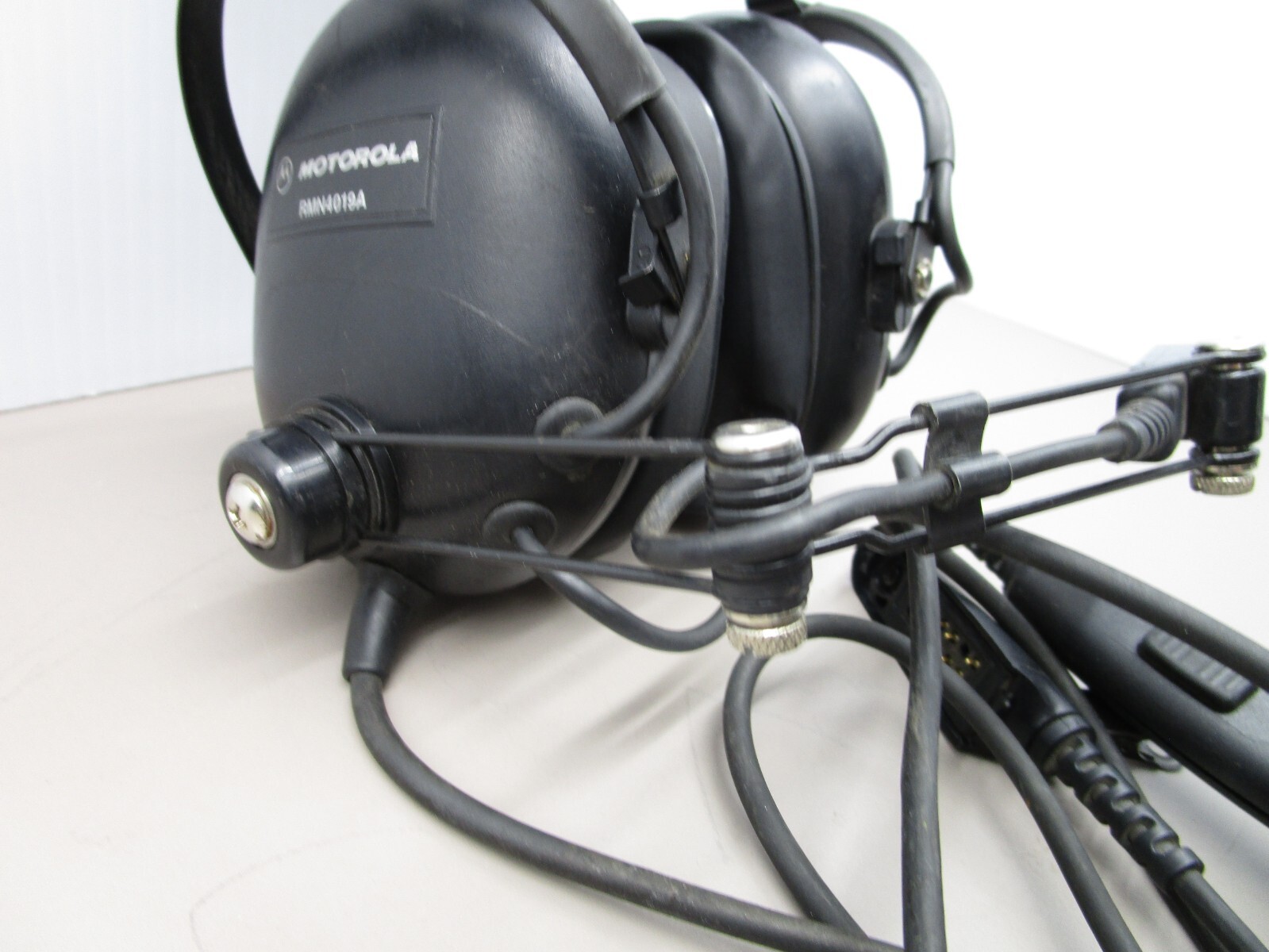 Motorola RMN4019A Medium Duty Radio Headset with PTT Over the Head