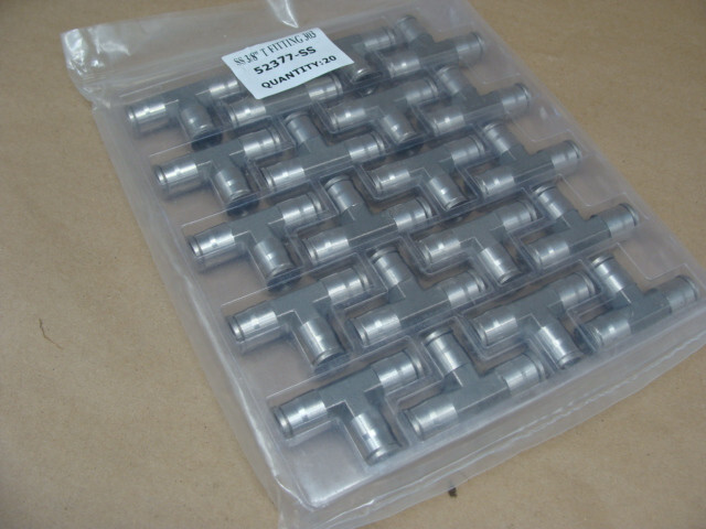 PKG OF 20 SS 3/8″ FITTINGS 303 52377-SS