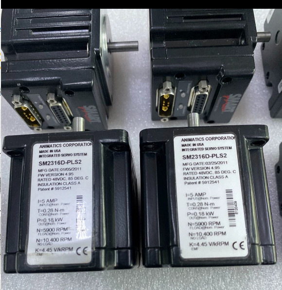 used SMART SM2316D-PLS2 servo motor motor 1PCS FedExHL shipping.