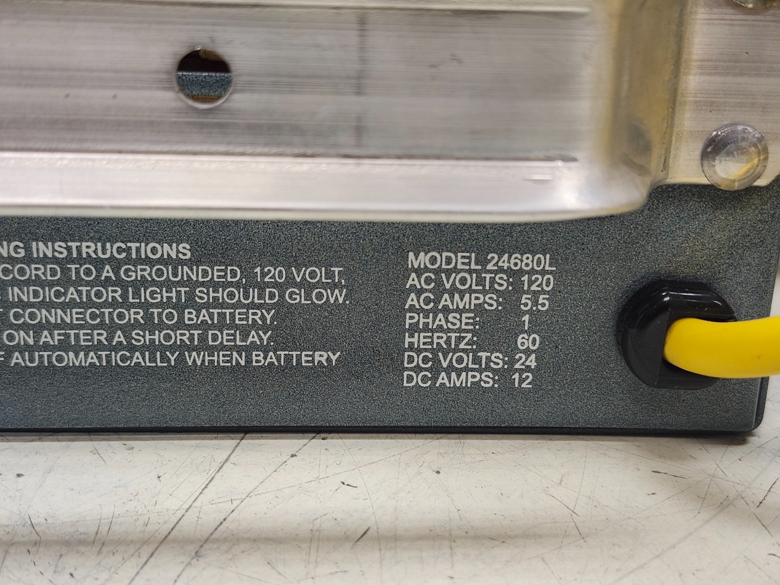 Enersys Inc. 24 Volt Forklift Battery Charger Model: 24680L FREE SHIPPING
