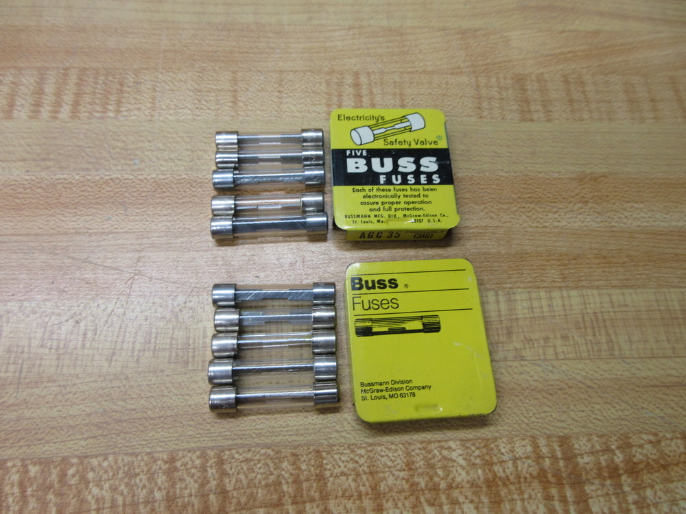 Buss AGC-35 Bussmann Fuse Cross Ref 1BZ09 Metal Strip Element (Pack of 10)
