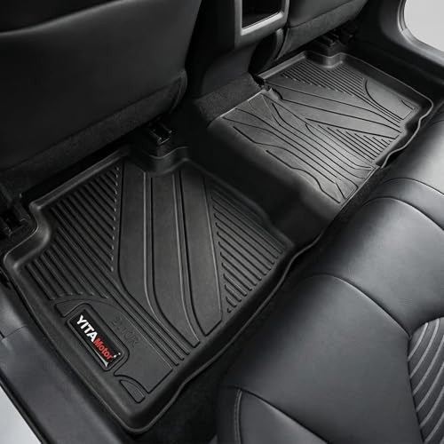 YITAMOTOR Floor Mats Fit for Toyota Tundra 2026-2022 CrewMax Cab, Custom Fit
