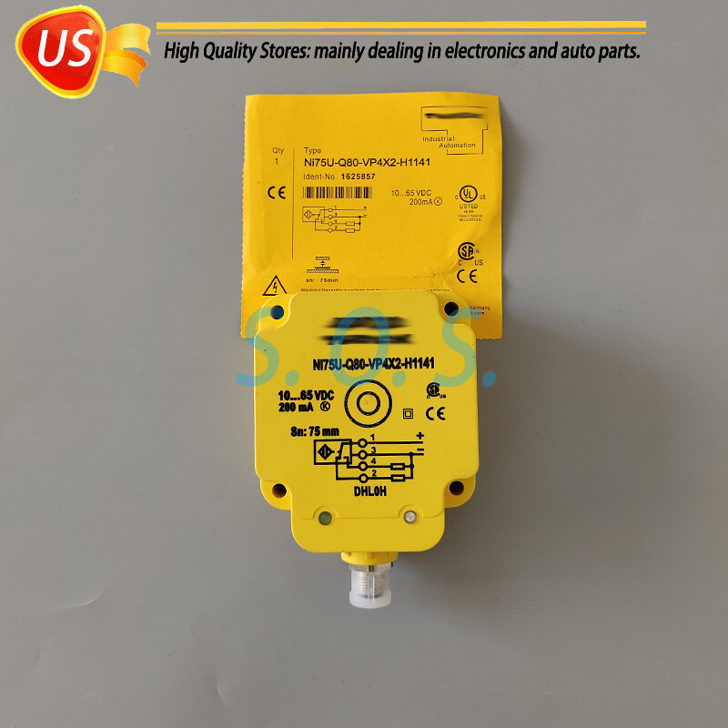 For Turck NI75U-Q80-VP4X2-H1141 NI75UQ80VP4X2H1141 Proximity Sensor Switch 75mm