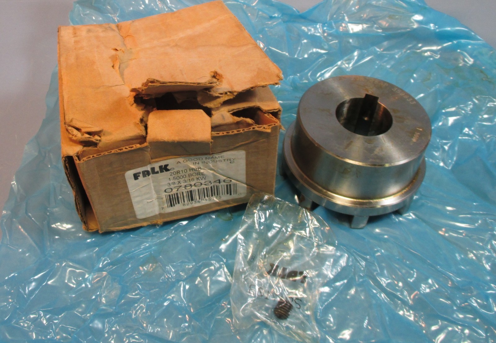 Falk 0789346, 20R10 Hub 1.50″ Bore, 3/8 x 3/16 KW Coupling Hub