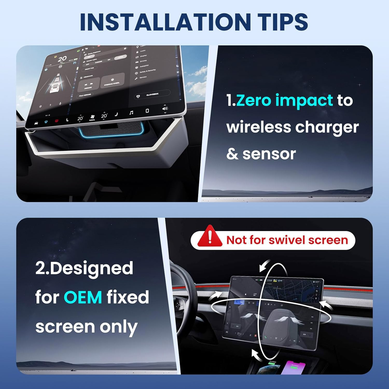 Upgrade for Model Y Juniper under Screen Storage Organizer 2025–2026,Model 3 Hig