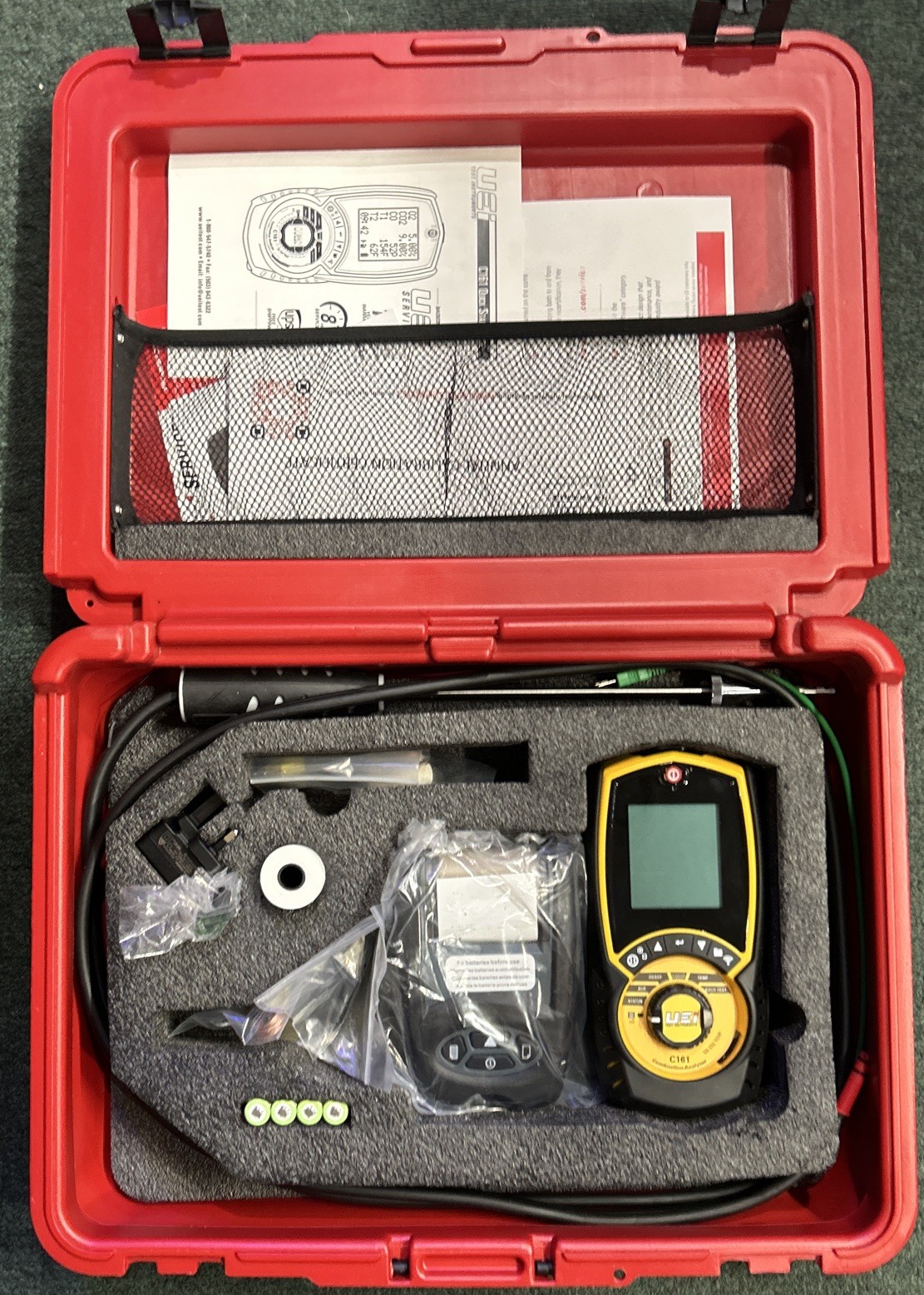 UEi C161 KIT Residential Combustion Analyzer Kit NEW NO BOX